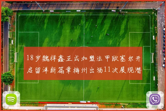 18岁魏祥鑫正式加盟法甲欧塞尔开启留洋新篇章梅州出场11次展现潜力